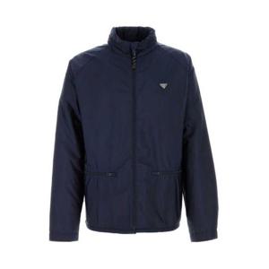 26 SS 프라다 리나일론 후드 재킷 블루 F0ABM SGD071SOOO1WQ9