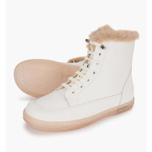 [무크]여성 캐주얼 퍼 스니커즈 부츠 522651 AQ 아이보리