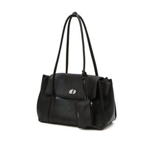 [질스튜어트 ACC] JABA6E104BK [AUBE] 가죽 오브 장식 롱숄더 M 블랙