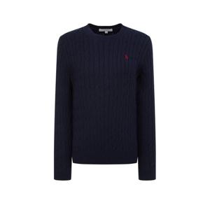 헤지스 여성 26SS 아이코닉 케이블 긴팔 풀오버 다크네이비 HSSW6AC12N3