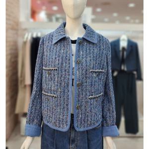 [JJ JIGOTT][JJ지고트]플랩 포켓 트위드 재킷 GN9A0JKJ9 _ DG