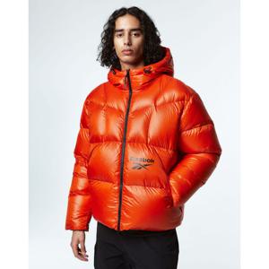 리복  펌프 패딩 다운 자켓 - 오렌지 REJU3FD51O2