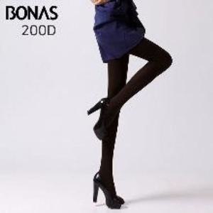 (130000021)BONAS 압박 벨벳스타킹(200D) 망사 스타킹