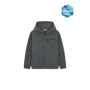 디스커버리키즈후드집업 BQK DKTR3A051-GRD 키즈 프레시벤트 우븐 트레이닝 가슴포켓 후드자켓