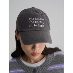 (35618BWYE4) [에잇세컨즈] 레터 볼캡  애쉬