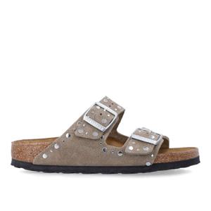 버켄스탁 스웨이드 리벳 버클 슬라이드 1029390 TAUPE