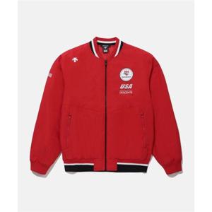 데상트 USAT 스타디움 바시티 자켓 레드(SQ121IJK11) SQ121IJK11_RED0 321748