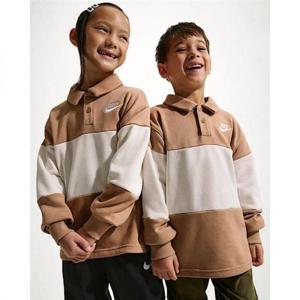 NIKE 나이키 클럽 리틀키즈 프렌치 테리 긴팔 럭비 폴로 - 헴프 IU5347-200 1711757