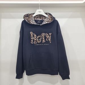 [행텐주니어]레오파드 후드 티셔츠14560-131-206-07