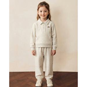 헤지스 키즈 26SS 헤지스키즈 등원룩 조거 스웻 티셔츠 그레이 HBTS6EK14G1