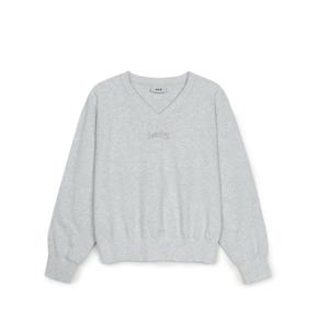 MLB 여성 베이직 브이넥 세미크롭 맨투맨 A3 3FMTB1251 45MGL 50BKS