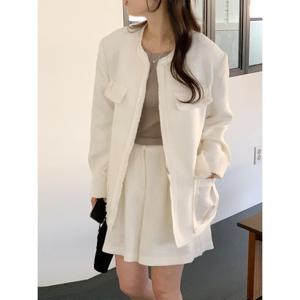 [헤레이스]오드 트위드 자켓_YMSH26SS060