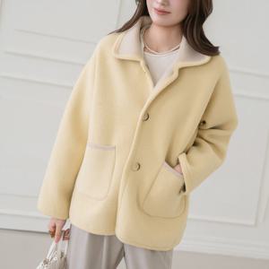 엄마옷 마담4060 [모던베이직]모인리버서블니트자켓 데일리 여성(~77size)-ZJK2602004-