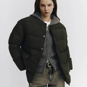 [지오다노]여 노카라 퀼팅 다운 패딩 05374910 미드렝스 374910