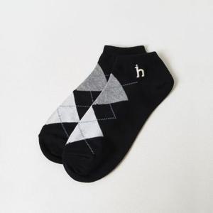 헤지스  26SS  남성 체크 면혼방 단목양말 HZSS6E303N2