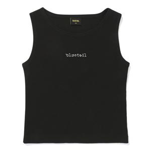 [블루테일]블랙 와플 슬리브리스AAA4TS08BK