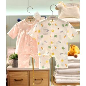 압소바 HK(아기내의2종) 아리 배지7부내의 세트(26년SS여름신상) (H3A1B10385)