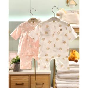 압소바 HK(아기내의2종)보우테디 아리7부내의 세트(26년여름신상) (H1A1B10389)