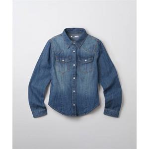 스파오 SPAO 데님 슬림핏 셔츠_SPYJF23G01 SPYJF23G01 345822