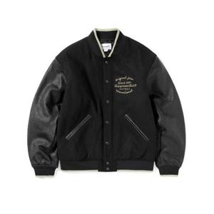 디스이즈네버댓 THISISNEVERTHAT ULTRAS Varsity Jacket Black TN243POWLS01BLK 347465