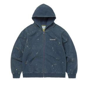 디스이즈네버댓 THISISNEVERTHAT Indigo Dyed Zip Up Hoodie Blue TN243TSWHZ02BLU 348235