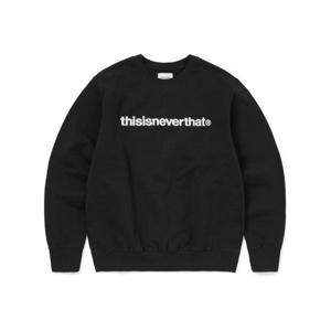 디스이즈네버댓 THISISNEVERTHAT T-Logo Crewneck Black TNCO0TSWCW01BLK 348492