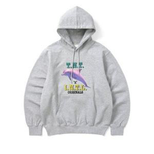 디스이즈네버댓 THISISNEVERTHAT Dolphin Hoodie Heather Grey TN231TSWHO03HR 348496