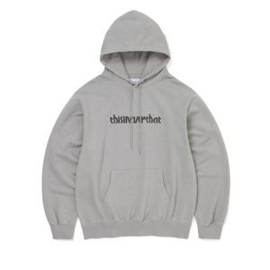 디스이즈네버댓 THISISNEVERTHAT Circled Number Hoodie Concrete TN253TSWHO08COC 349962