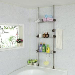 [도스] 국내생산 욕조정리선반 400-3단 (욕실선반/욕실정리대)