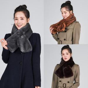 인조 밍크 솔리드 머플러 대형 BF2030