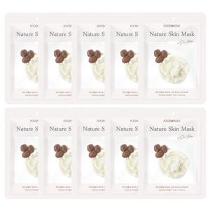 (10매)푸드어홀릭 네이처스킨 시어버터 마스크팩