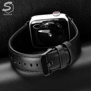 애플워치SE 3 2 40mm 44mm 호환 소가죽 모던 심플 시계줄 스트랩