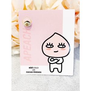 미니골드 10k 카카오 프렌즈 어피치 볼륨 피어싱 ENTM0012