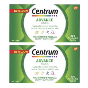 호주 센트룸 어드밴스 멀티비타민 100정 2개