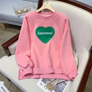 [드레스허그] 마스 하트 2color 맨투맨