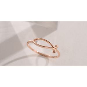 미니골드 14K 럭키 피쉬 애끼링 RTRM4082