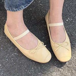 [더힐슈즈] 발등밴딩 여성여자 구두 플랫슈즈 로퍼 단화 1cm