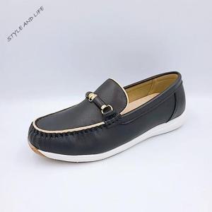 경량 여성컴포트화 가죽 수제화  로퍼 swm24004 블랙