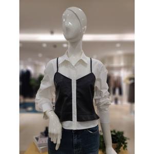 [포커스] 포커스 뷔스티에 레더 블라우스  FF3I7BL01378