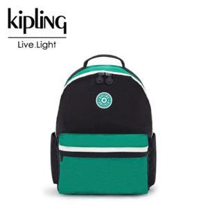 [키플링]키플링 18리터 데일리 백팩 데미안 M  딥G 블랙 BI  KOABA23 DGBI