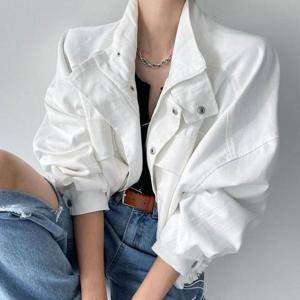 집업 점퍼 크롭 야상 스트링 자켓 봄 코디 룩