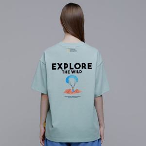 내셔널지오그래픽 N242UTS906 익스플로러 반팔 티셔츠 JADE