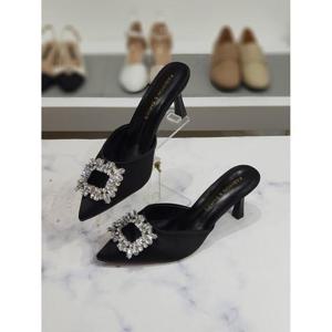 한슈 세이브존03 보니 스틸레토 미들 뮬 펌프스힐 8cm SAVHS676063dg