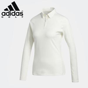 [아디다스골프 정품] FS6342 브러쉬드 LS 폴로 여성 긴팔티셔츠