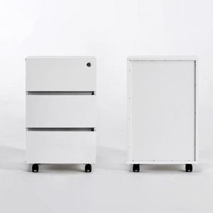 HM1915 횸 책상 보조 3단 서랍장 (잠금장치) 열쇠2개포함