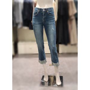 [트리아나][트리아나] 소고 롤업 일자핏 데님팬츠AJ1XA04 (P0032