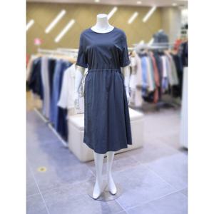 [아르테] 여성 라운드넥 허리 스트링 반팔 롱원피스 DQBPWO640