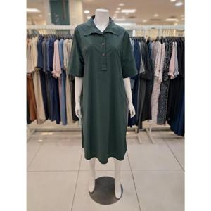 아르테 세이브존07 심플 카라넥 롱 원피스 DQBCWO740