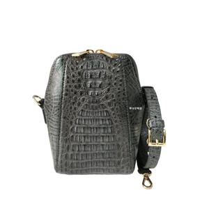 [에스콰이아]카이만 악어 핸드백 미니 휴대폰 가방 크로스백 ECBSHB790GY