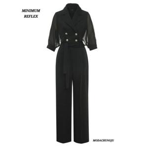 [미니멈]MD 카라넥 시스루 소매 점프슈트 MD MYBGWO4100_CJ